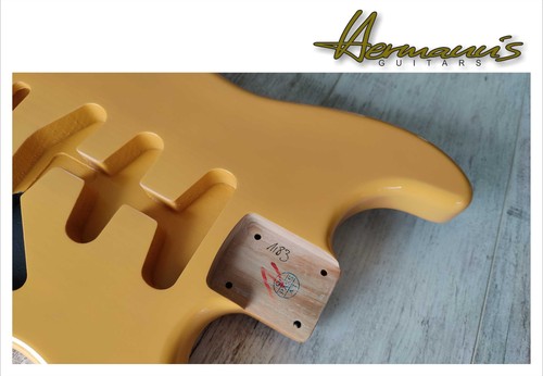 Pezzi corpo chitarra alder - 3,