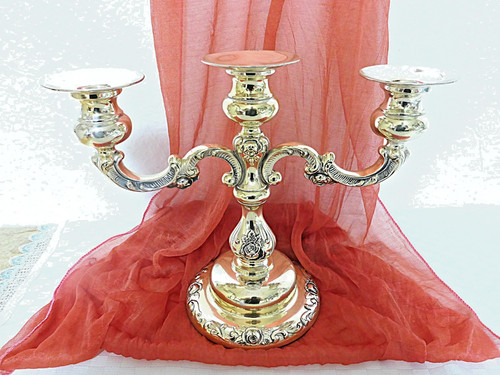 Candelabro 925 sterling - candelabro,