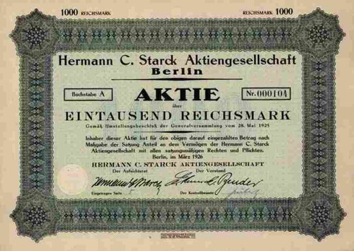 Hermann starck ag 1926 - c.,